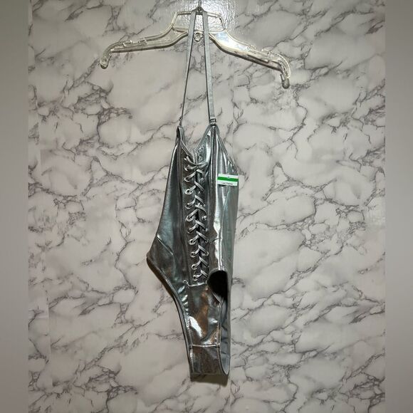 ANN SUMMERS Crimson Metallic Teddy - Picture 5 of 14